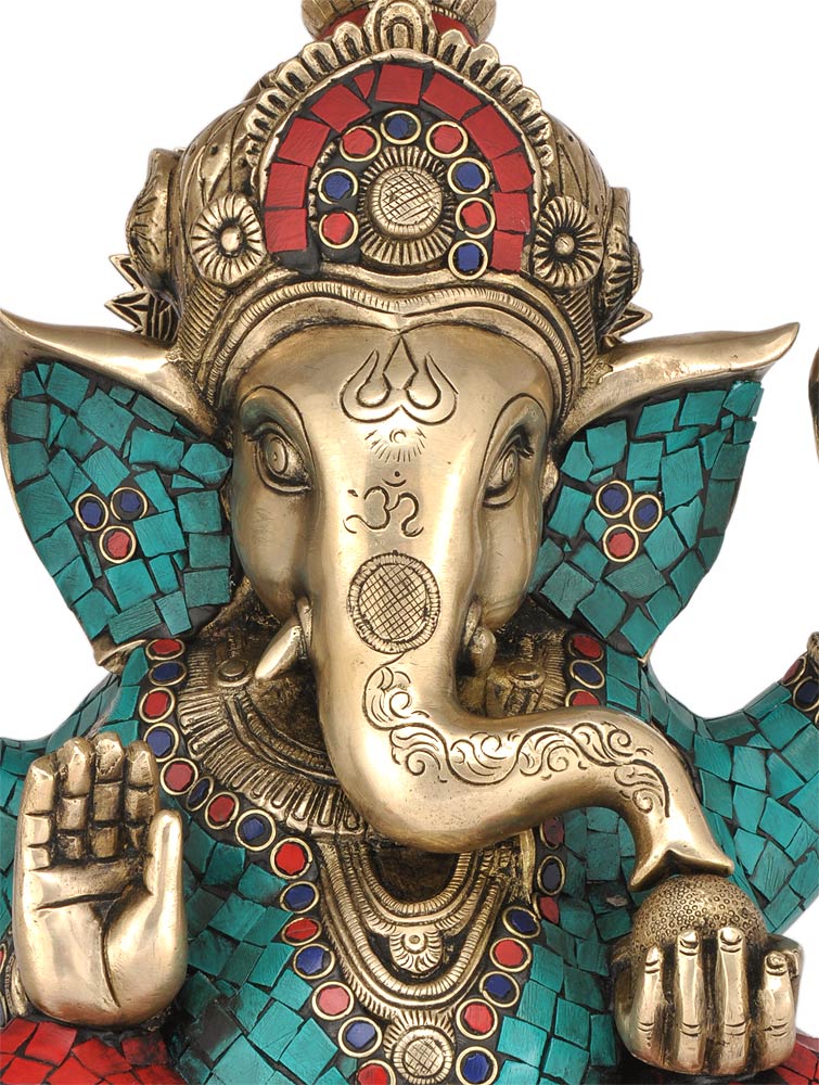 Vighneshwara Ganesha - Brass Sculpture