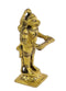 Hanumanji Holding Ramayana - Small Brass Statue 4"