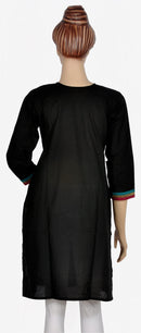 Black Kurti with Embroidery