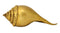Auspicious Brass Conch Sculpture