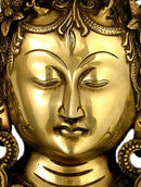 Shri Tara Devi - Brass Wall Sculpture