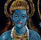 Shri Ram Blessing Hanuman - Velvet Painting