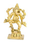 Bhupati Ganesha - Small Brass Statue 3.75"