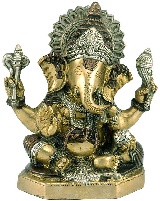'Baby Vinayaka' Fine Brass Statue