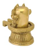 Brass Shiva Mukhalingam 6"