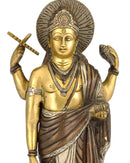 Lord Dhanvantari - Brass Sculpture