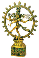 Antiquated Nataraja Brass Statue