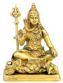 Lord Mahadev Shiva - Brass Statue 4.25"