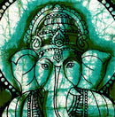 Ekadanta Mangal Ganesha - Batik Print 32"
