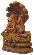 Shri Vishnu with Lakshmi-Orissa Stone Sculpture
