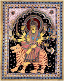 Goddess Durga - Kalamkari Painting