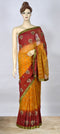Rust & Maroon Saree with Embroidered Bootis