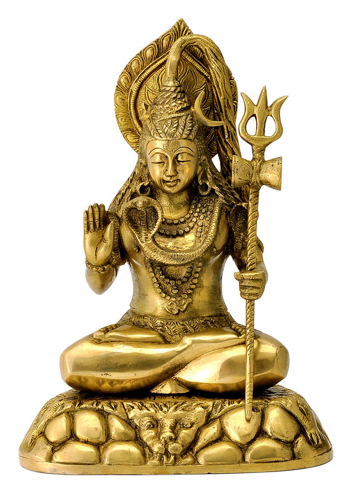 Lord Shiva Shankar Brass Sculpture