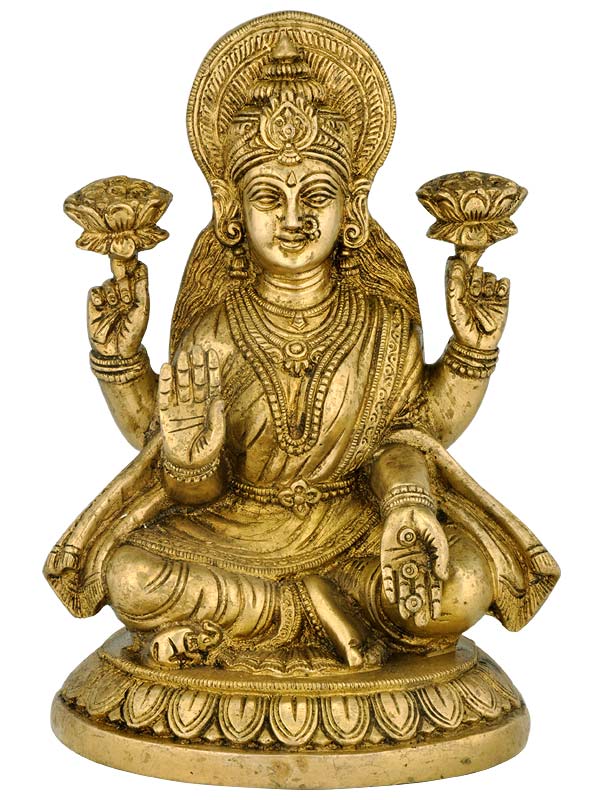 Lakshmi Mata - Brass Statue
