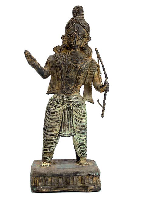 Tribal's Lord Ram - Dhokra Sculpture