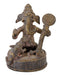 Antiquated Ganesha Folkart Statue in Brass