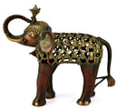 'Obedient Elephant' Tribal Art Figurine 16"