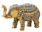 Royal Asian Elephant Brass Statue