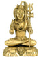 Ascetic Lord Shiv Shankar - Brass Statue 9"