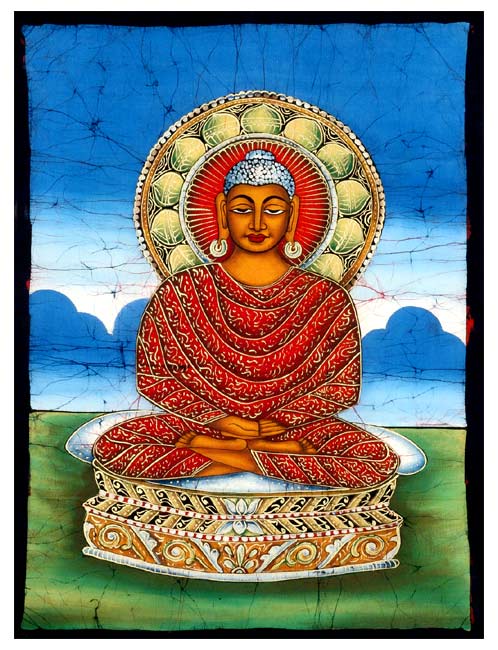 Buddha Tathagata - Batik Painting