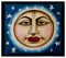 Shining Moon with Stars - Batik Painting