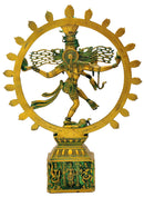 Antiquated Nataraja Brass Statue