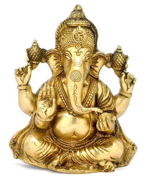 Gajanan Lord Ganesha - Brass Statue