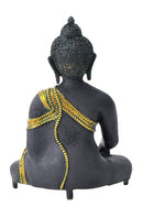 Lord Shakyamuni Black Antriqued Brass Statue