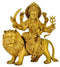 Ashtabhuja Durga Brass Figurine