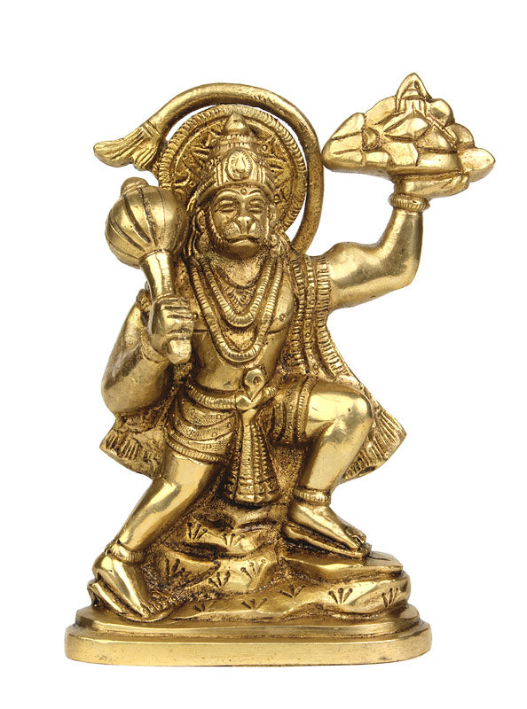 Pawan Putra Hanuman Brass Figure 6.50"