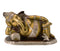 'Resting Ganesha' Brass Statue