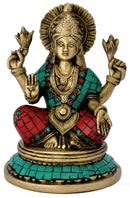 Lakshmi with Lotus Flowers