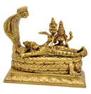 Lord Vishnu Resting on the Serpent Shesha 6"
