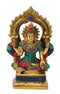 Devi Ma Lakshmi Temple Brass Statue