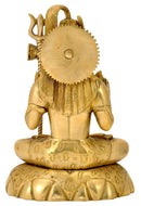 Seated Lord Shiva Holding Trident