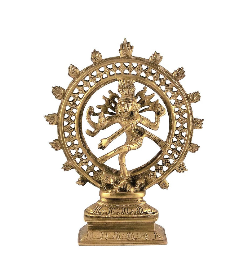 Nataraja Shiva - Brass Statue 8"