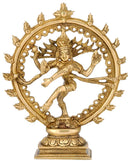 'Natarajan' Dancing form of Shiva - Brass Statuette