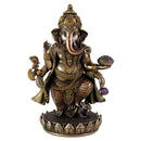 Standing Lord Ganesha Statue in Fine Crafsmanship