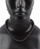 'Black Stone' Necklace with Earrings