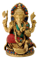 Decorative Chaturbhuja Ganpati ji