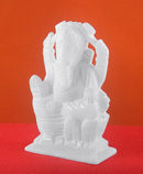 Blessing Lord Ganesha Soft Stone Statue