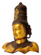 Devi Head Brass Sculpture