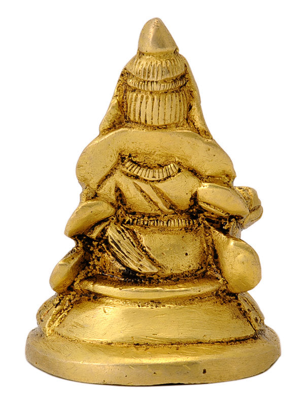Miniature Lord Kuber Brass Statue