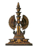 Avaloketeshwara Thousand Hand God - Antiquated Brass Statue