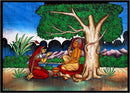Buddha & Sujata - Batik Painting 45"