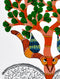 Gond Folkart Panting 'Tree of Life'