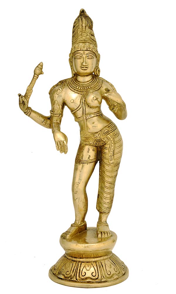 Lord Ardhanarishvara - Brass Statue