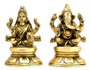 Laxmi Ganesh - Brass Idols for Puja House