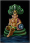 Lord Ganesha Seated on Sheshnag 26"