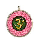 'Aum' The Sacred Word - Hand Painted Pendant